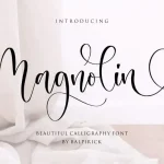 Magnolin Beautiful Calligraphy Font