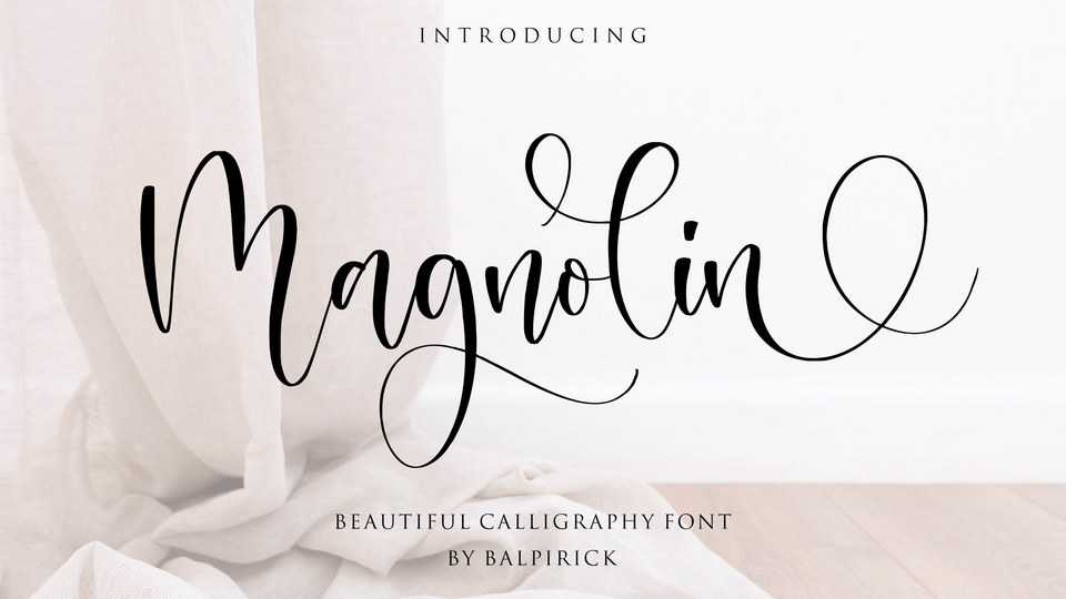 Magnolin Script Font › Fontesk