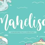 Mahelisa Modern Calligraphy Font