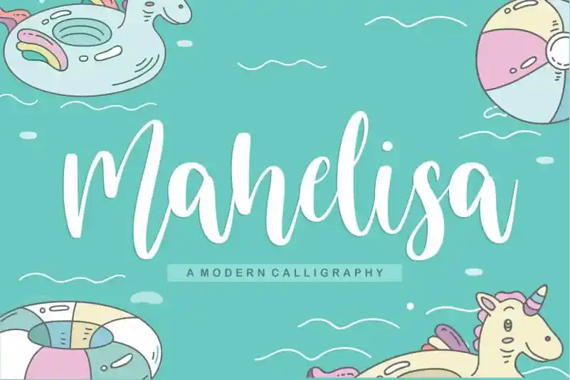 Mahelisa Modern Calligraphy Font