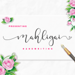 Mahligai Calligraphy Font
