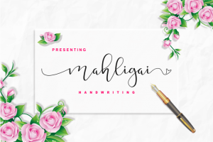 Mahligai Calligraphy Font