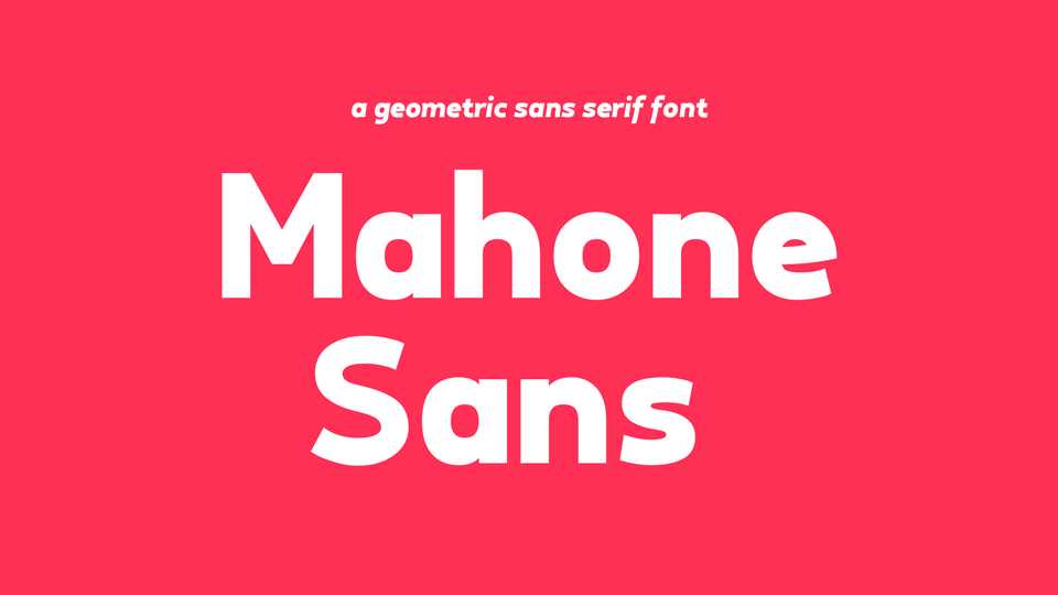 Mahone Sans Font › Fontesk