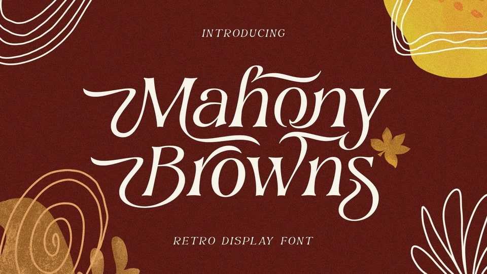 Mahony Browns Font › Fontesk