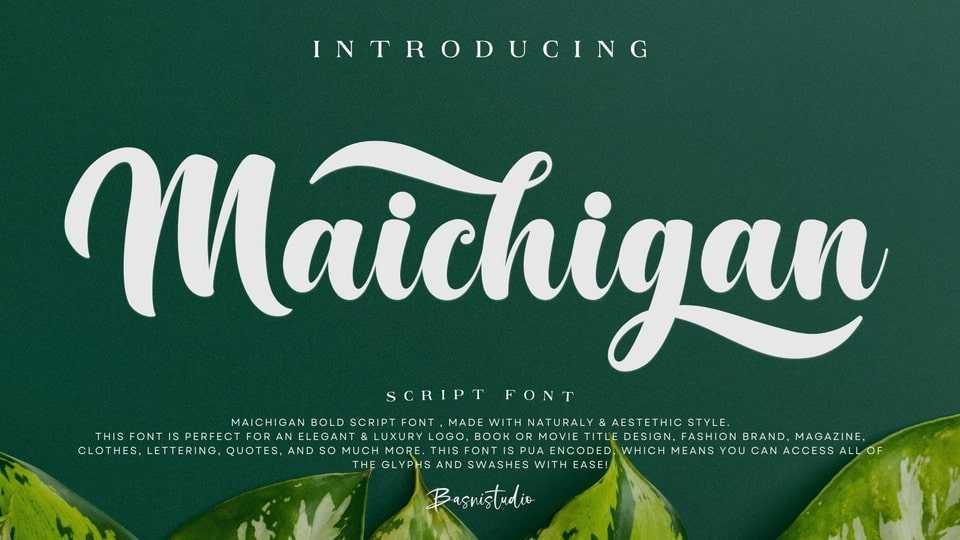Maichigan Font › Fontesk