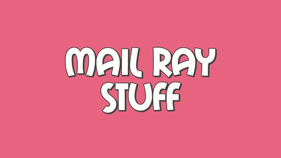 Mail Ray Stuff Font › Fontesk