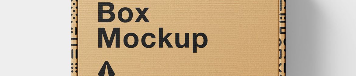 Mailer box mockup