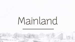 Mainland Typeface › Fontesk