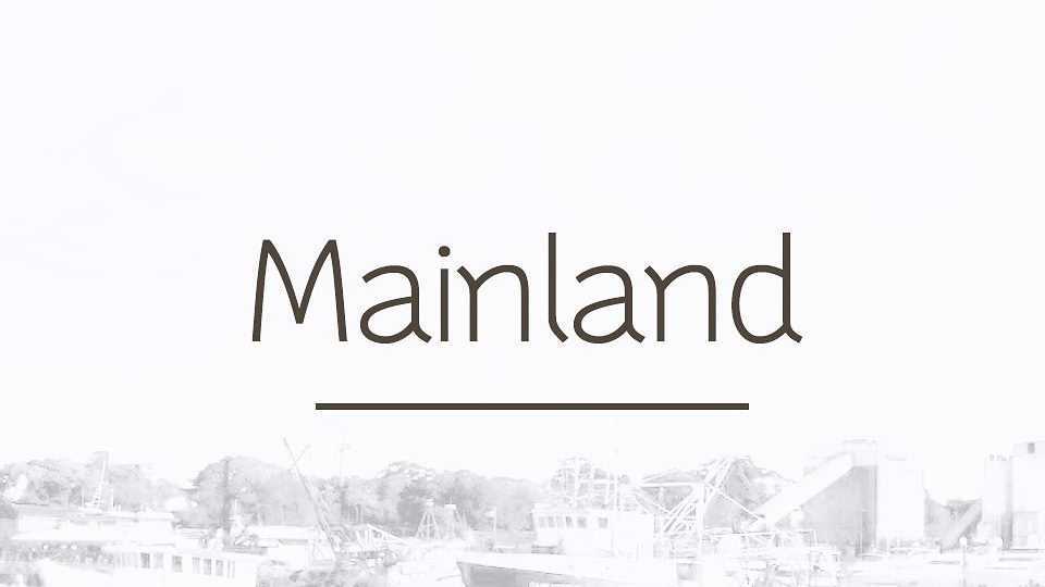 Mainland Typeface › Fontesk
