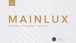 Mainlux Font › Fontesk