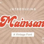Mainsan Script Font