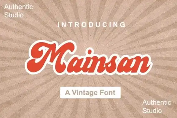 Mainsan Script Font