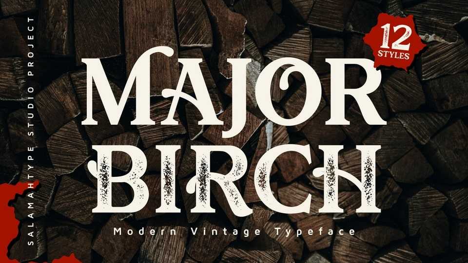 Major Birch Font › Fontesk