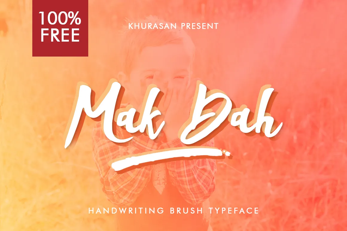Mak Dah Brush Font