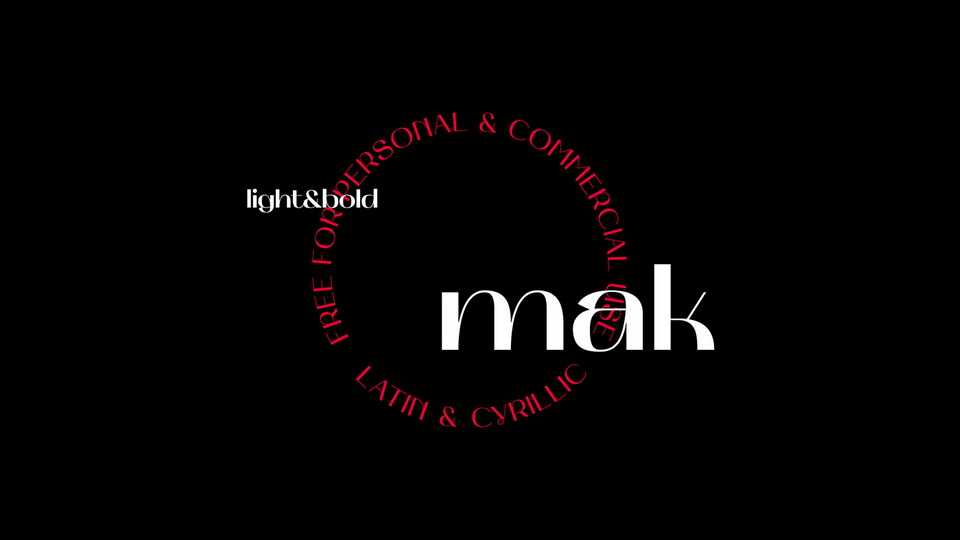 Mak Font Family › Fontesk