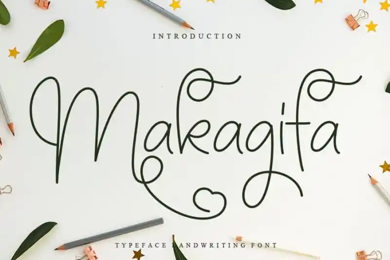 Makagifa Script Font