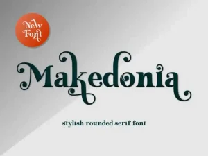 Makedonia Serif Font