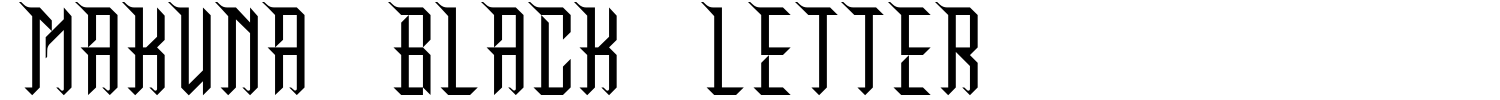 Makunu Black Letter Font | 1001 Free Fonts