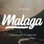 Malaga Script Font