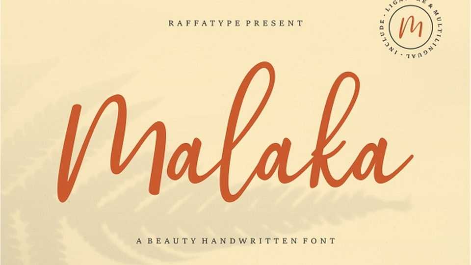 Malaka Font › Fontesk