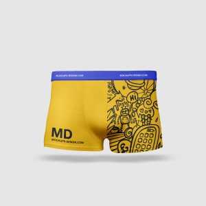 Male underwear mockup