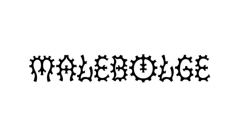 Malebolge Font › Fontesk