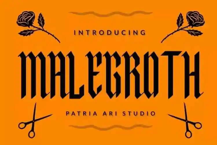 Malegroth Blackletter Font