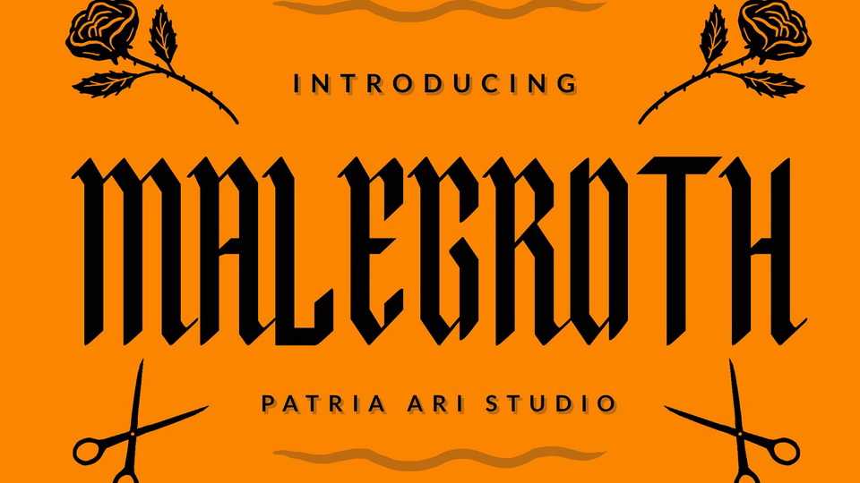 Malegroth Font › Fontesk
