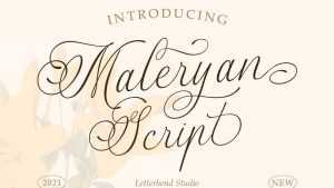 Maleryan Script Font › Fontesk