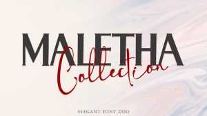 Maletha Font Collection › Fontesk