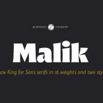 Malik Sans Serif Font Family