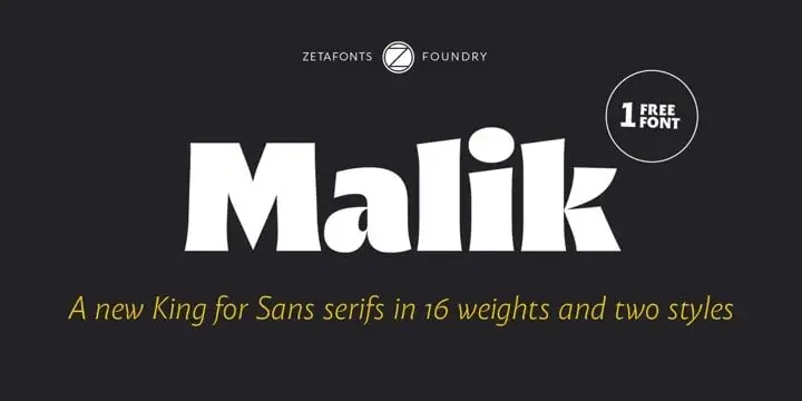 Malik Serif Font