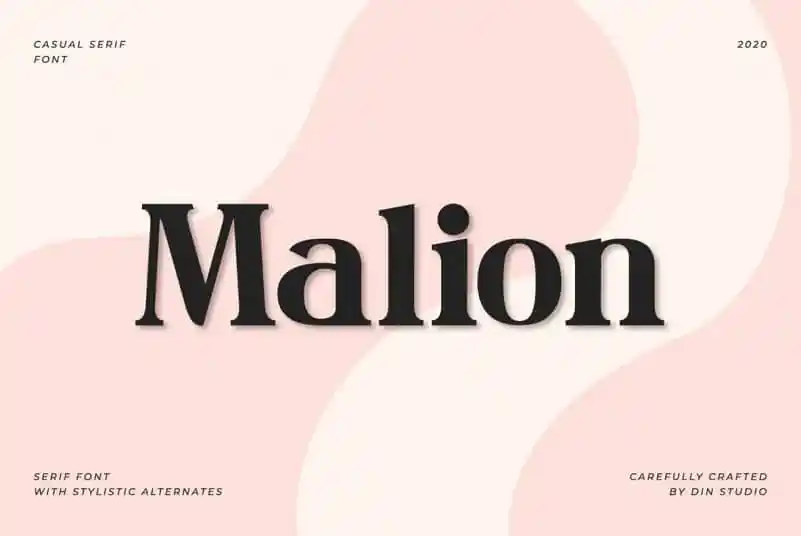 Malion Serif Font