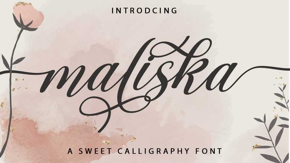 Maliska Script Font › Fontesk