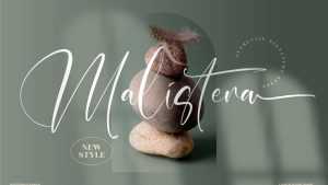 Malistera Script Font › Fontesk