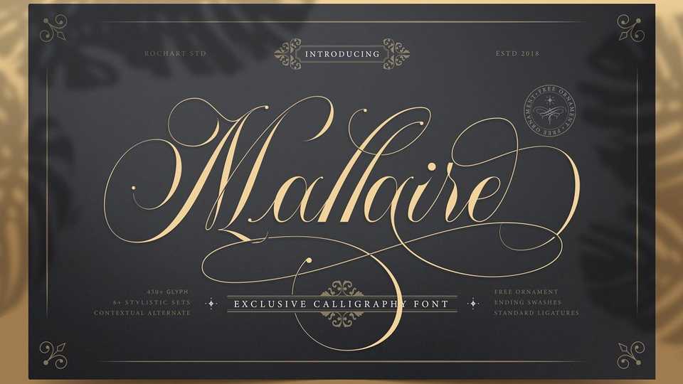 Mallaire Calligraphy Font › Fontesk