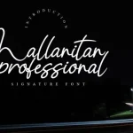 Mallanitan Handwritten Font