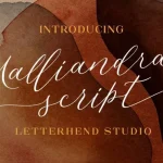 Malliandra Calligraphy Font