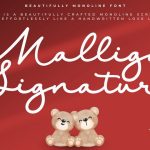 Malliga Signature Font › Fontesk