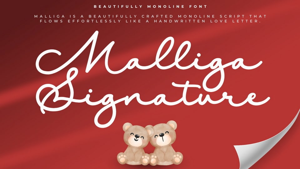 Malliga Signature Font › Fontesk
