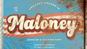 Maloney Font › Fontesk