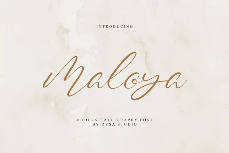 Maloya Font