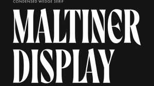 Maltiner Display Font › Fontesk
