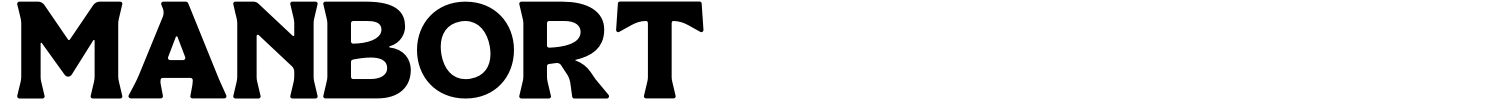 Manbort Font | 1001 Free Fonts