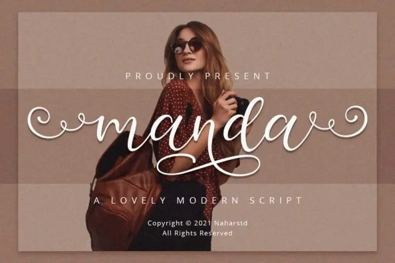 Manda Calligraphy Font