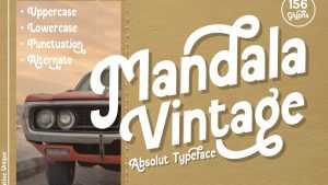 Mandala Vintage Font › Fontesk