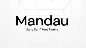 Mandau Font Family › Fontesk