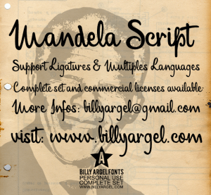 Mandela Script Font