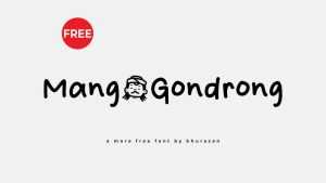 Mang Gondrong Font › Fontesk