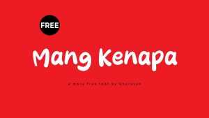 Mang Kenapa Font › Fontesk